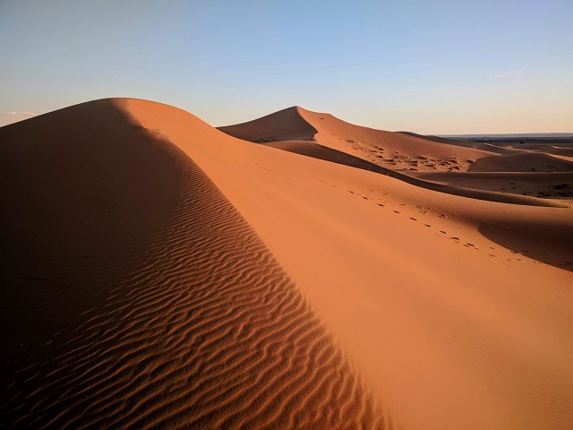 モロッコで訪れたサハラ砂漠