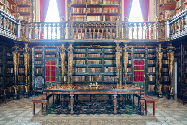 ジョアニナ図書館（Biblioteca Joanina）内部