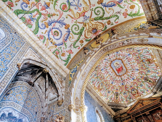 サン・ミゲル礼拝堂の天井画